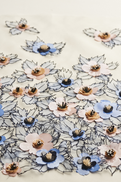 Dream Blueprints Design Studio , hand embroidery Atelier, sequin , flowers