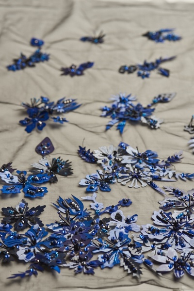 Dream Blueprints Design Studio , Hand Embroidery Atelier, sequin flowers